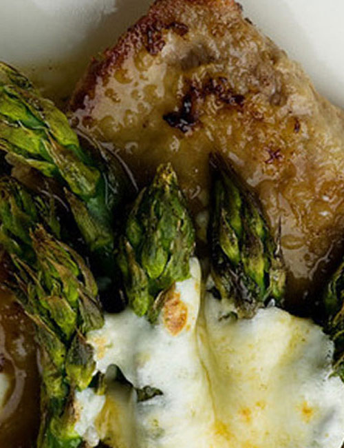 Veal Scallopine with Asparagus