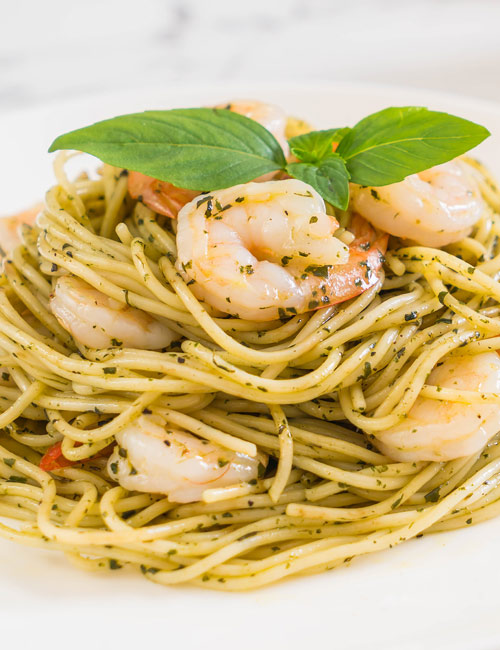 Linguine with Shrimp Scampi