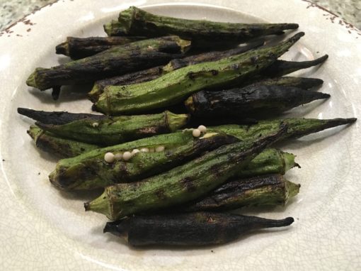 Grilled Okra