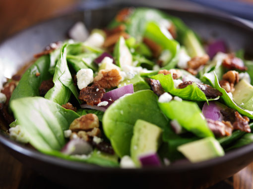 Avocado Spinach Salad