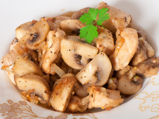 Chicken Mushrooms Stir-Fry