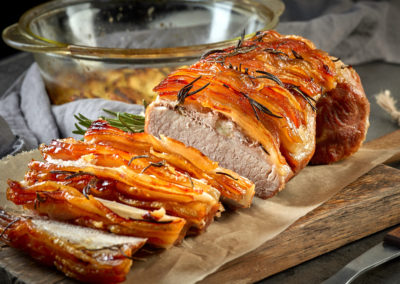 Bacon Rosemary Pork Roast