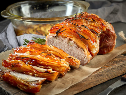 Bacon Rosemary Pork Roast