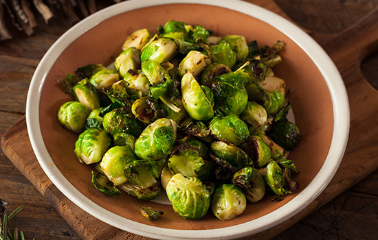 Pan Seared Brussel Sprouts