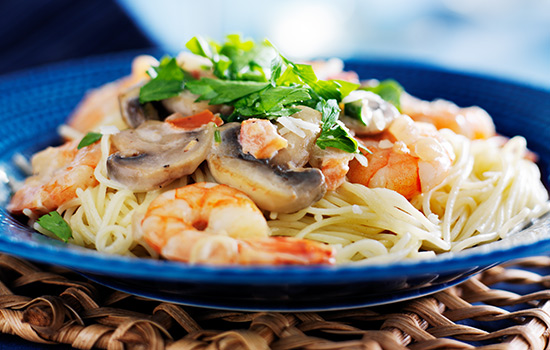 Simple Shrimp Pasta